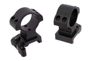 30mm diameter scope rings with QD base.